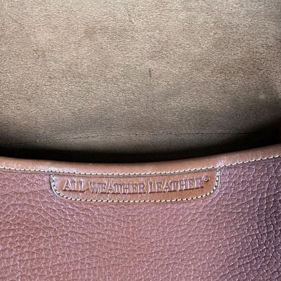 Vintage Dooney & Bourke All Weather Leather Shoulder Crossbody Bag USA 11x8 Inch - Picture 8 of 15